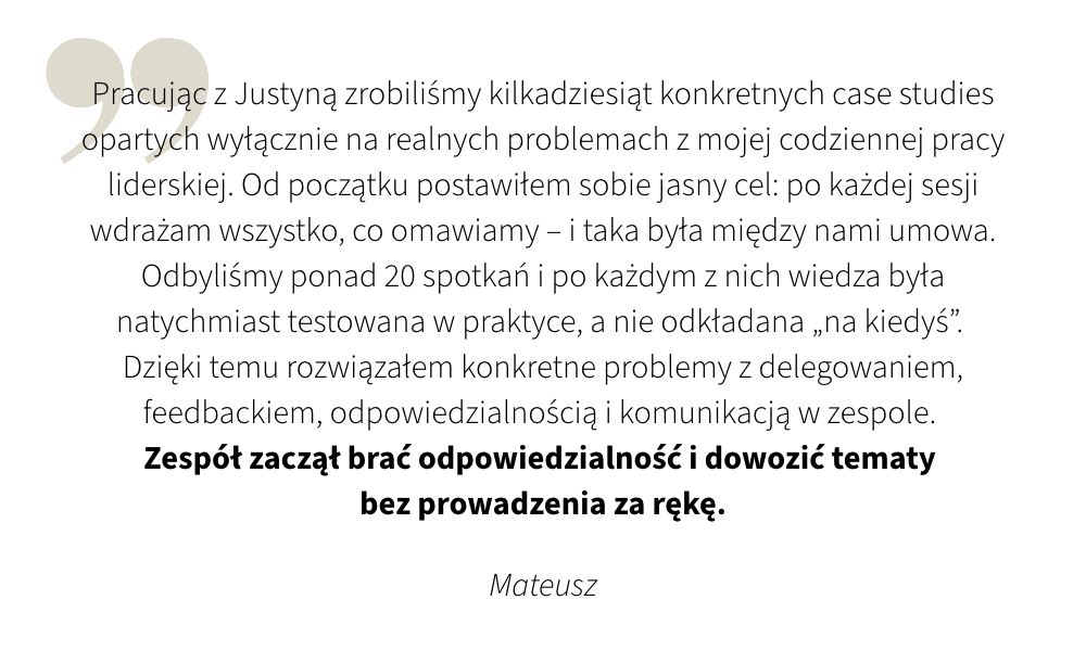 baner newsletter Justyna