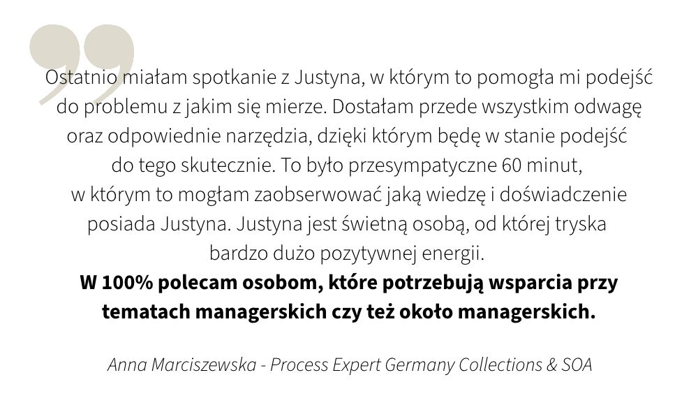 opinia coaching Ania