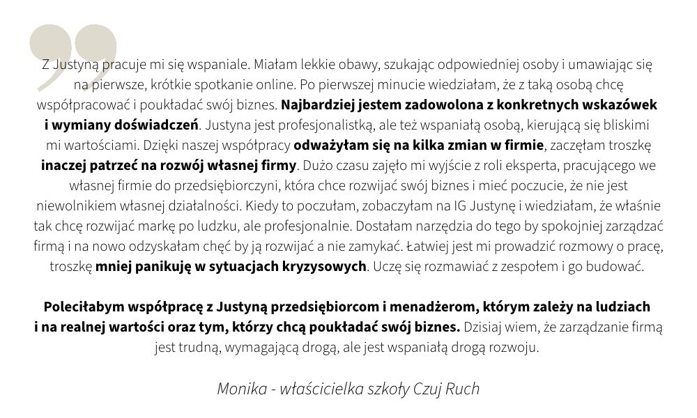opiniaMonika coaching